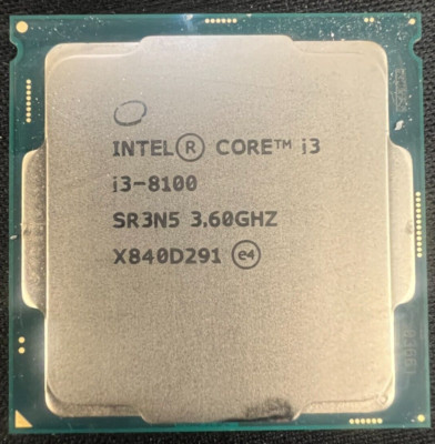 Intel SR3N5 i3-8100 3.6GHz 6MB Cache Quad Core Processor