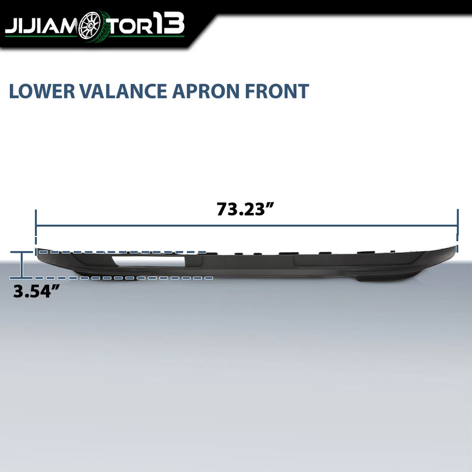 Deflector de presa de aire cenefa inferior delantal panel delantero apto para Ford Explorer 2016-19  Foto 3 de 4