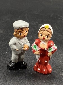 Spanish Flamenco Dancers Villagers Mud People Terra Cotta Alborox # 11 LOT 2