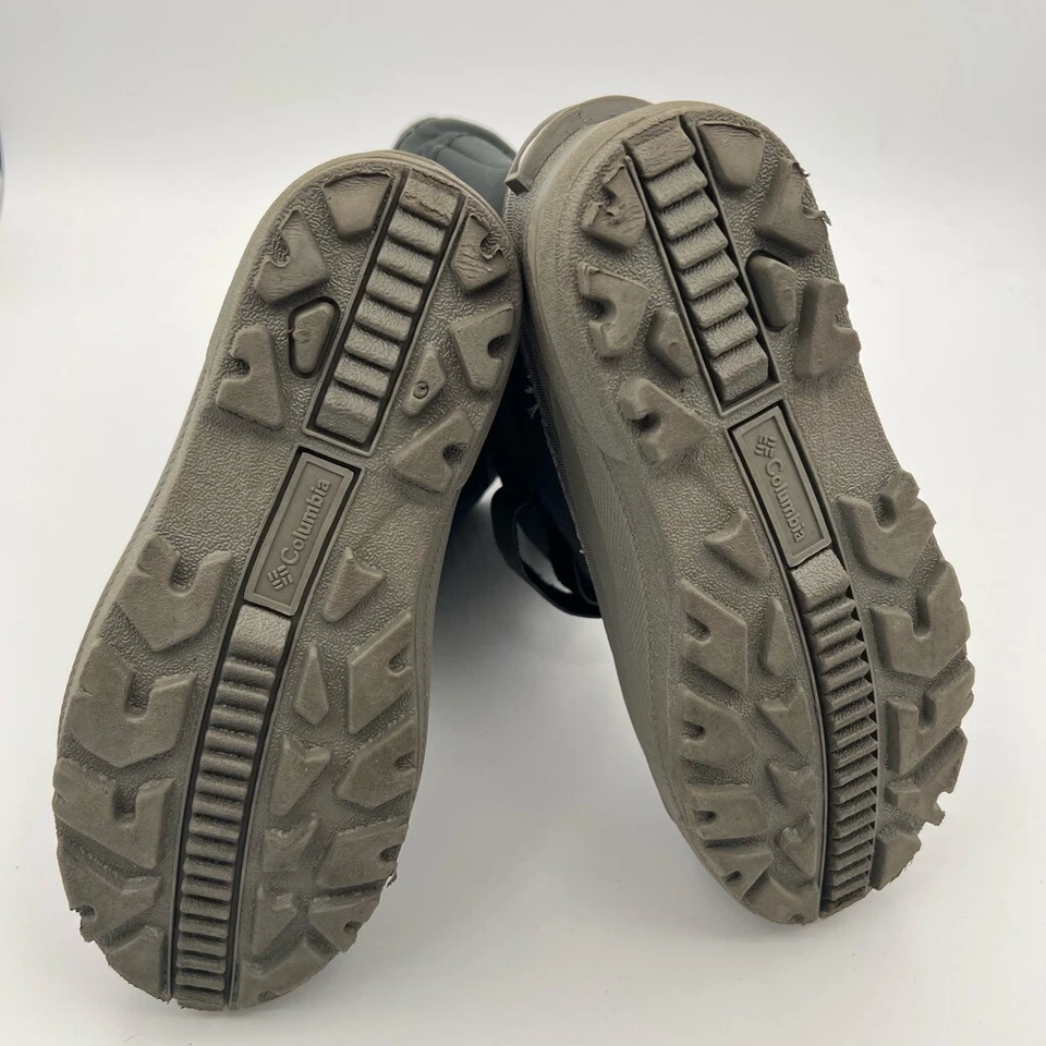 Columbia Womens 11" Gray Snow/Duck Boots w/Warm Lining & Drawstring Closure Sz 5 — 第 4/4 张图片