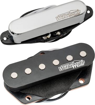 Wilkinson Vintage Alnico 5 Tele Single Coil Pickups Neck Bridge Set 