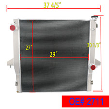 4 Rows Aluminum Radiator Fit 2003-09 Dodge Ram 2500 3500 5.9l 6.7 Diesel Cummins 4 Rows Aluminum Radiator Fit 2003-09 Dodge Ram 2500 3500 5.9l 6.7 Diesel Cummins