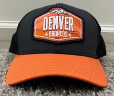 New Era NFL Denver Broncos Salute To Service Hat Cap 9Forty Mesh Snap Back EUC