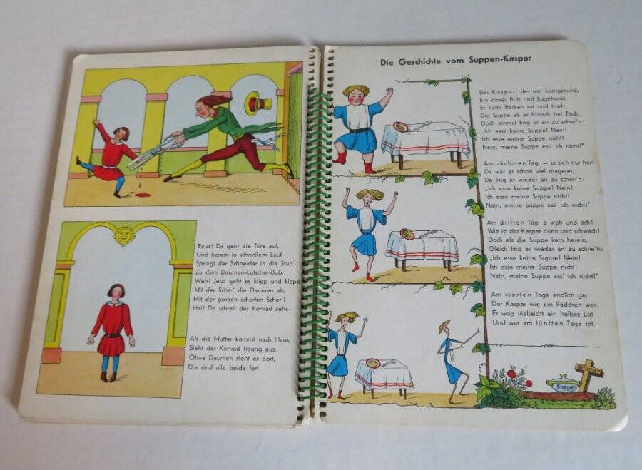 Vintage DER STRUWWELPETER German Children's BOARD BOOK 1960s Original Owner eBay