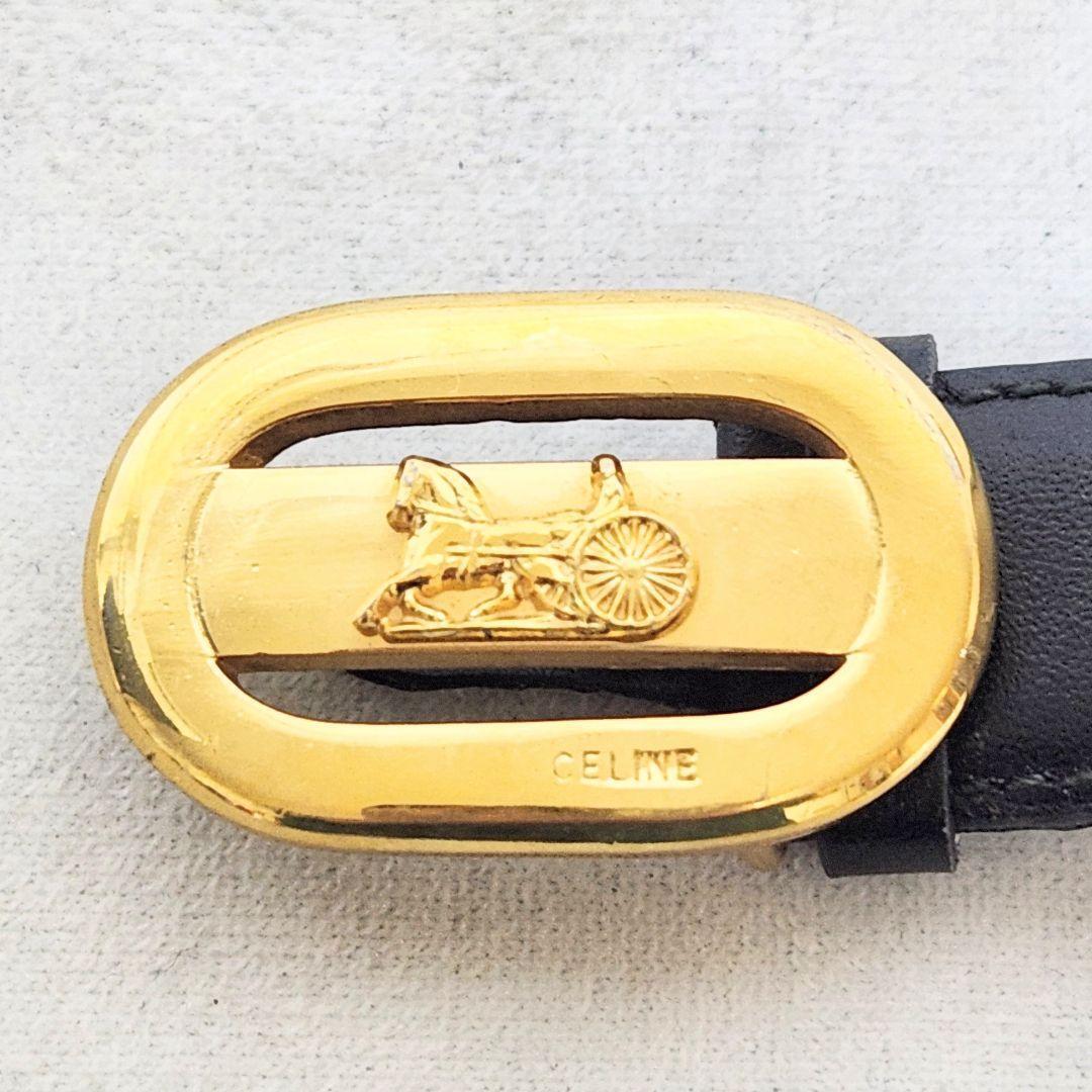 Celine Leather Belt with Carriage Pattern Buckle | eBay Celine Leather Belt with Carriage Pattern Buckle | eBay