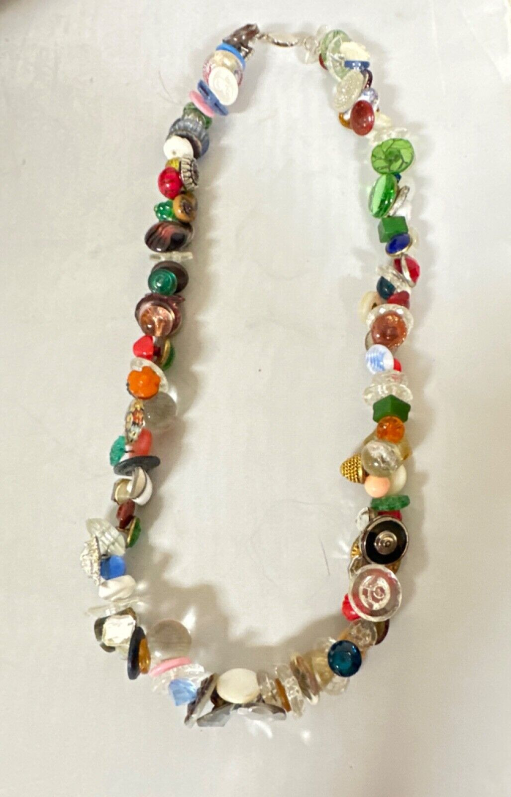 Antique Beautiful Designed Multicoloured Glass Be… - image 1