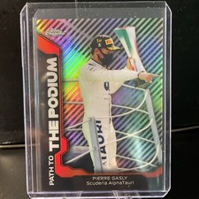 2021 Topps Chrome Formula 1 Pierre Gasly Path To The Podium Card #PTP-PG F1