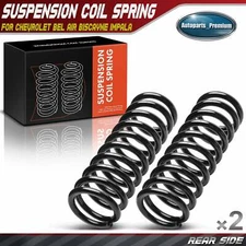 2x Rear Left & Right Coil Spring for Chevrolet Bel Air Biscayne Impala 1959-1964