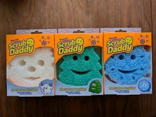 NIB Lot Of 3 Scrub Daddy Special Edition: Reindeer, Tree, Snowflake