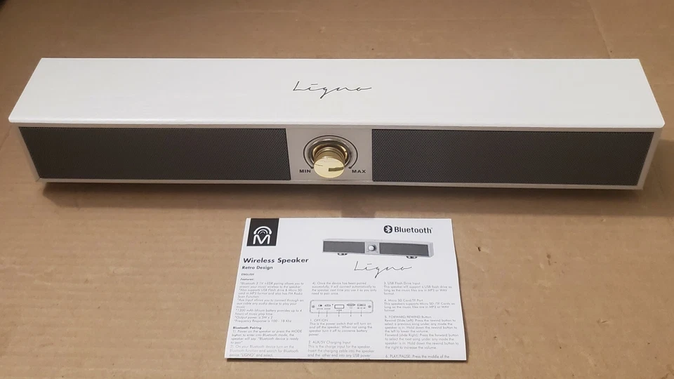 Altavoz Bluetooth Mental Beats Ligno Modelo 72288 BLANCO Foto 4 de 4