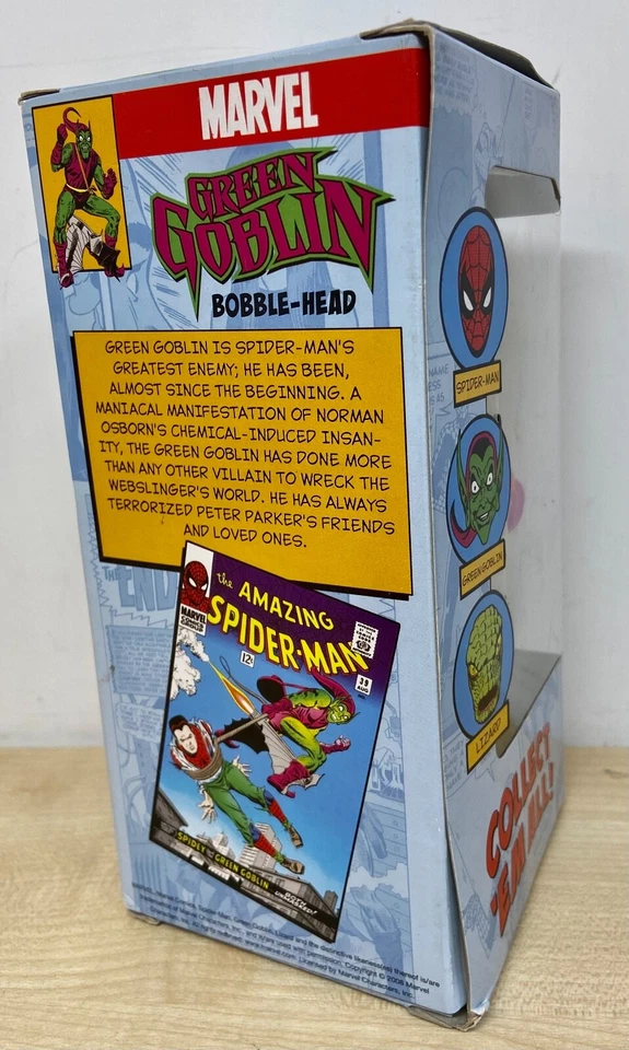 Boneco Funko: Marvel - Green Goblin Wacky Wobbler Bobble Head **Novo em folha** - Imagem 4 de 4