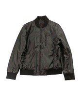 Guess Los Angeles Bomber Jacket Black Large Full Zip