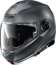 CASCO MODULARE APRIBILE MOTO NOLAN N100.5 DOPPPIA VISIERA CLASSIC 2 NERO OPACO