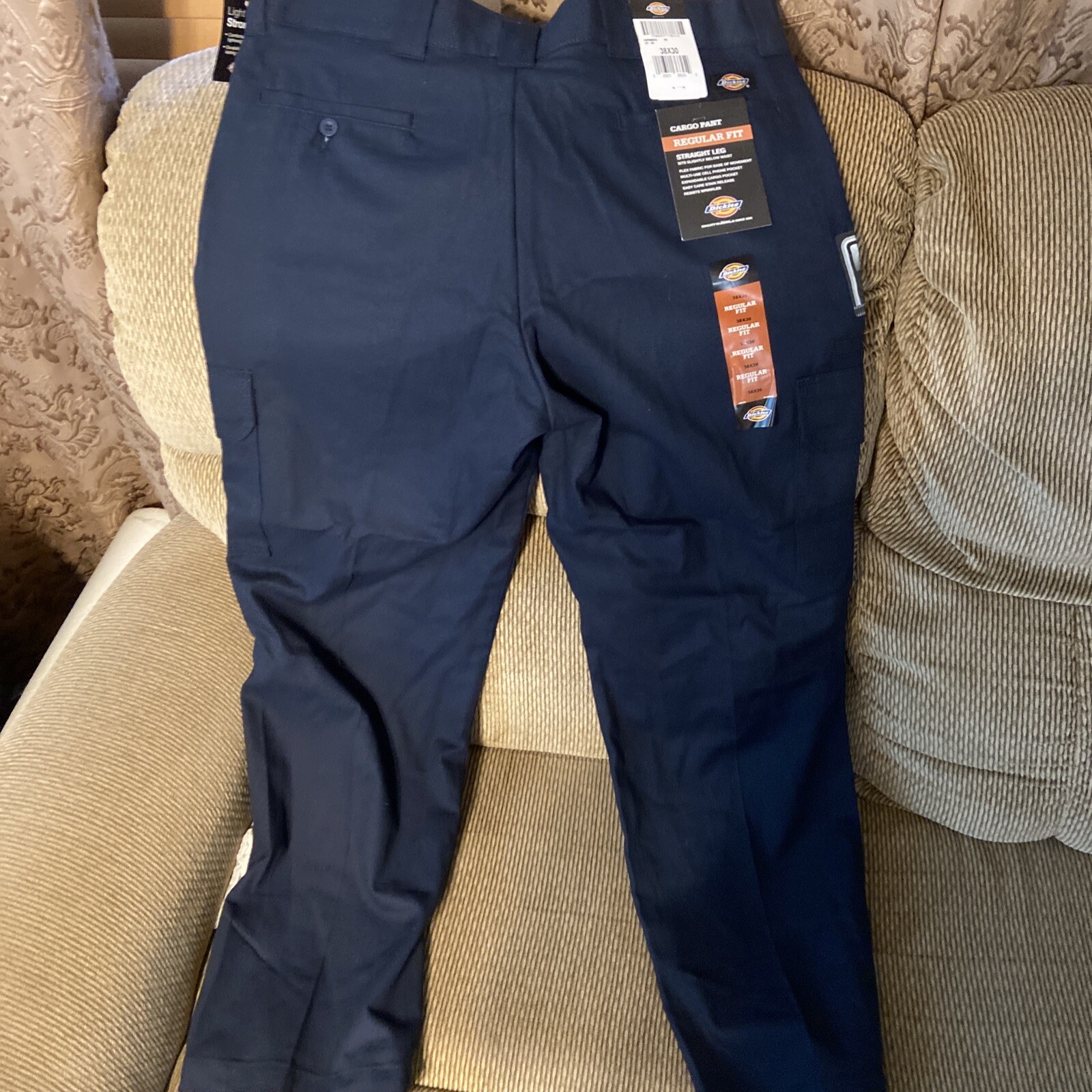 Dickies Cargo Pant 38x30 Navy Blue Regular Fit eBay
