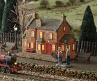 Department 56 Harry Potter Village Hogsmeade Station + Seeing Wrackspurts Set