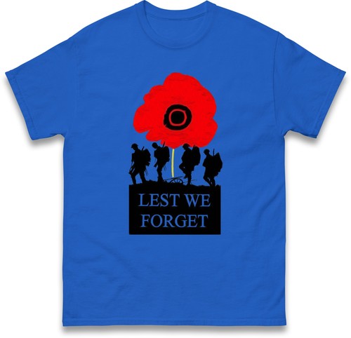 T-Shirt Veteranen, damit wir vergessen, Gedenktag, Sieg, Waffenstillstandstag Geschenk Top - Bild 5 von 6