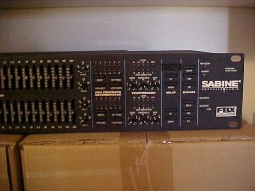 Sabine Graphi-Q2 GRQ-3122 All Digital EQ, FBX, Compressor, Delay - Picture 3 of 6