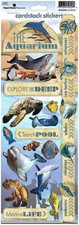 Aquarium Ocean Touch Pool Marine Whale Turtle Octopus Fish Paper House Stickers