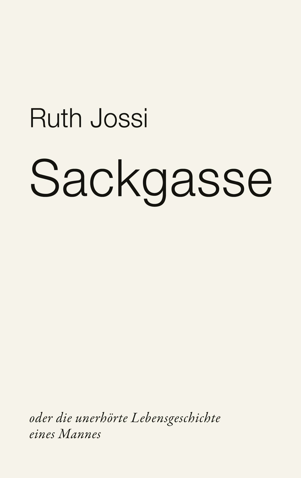 Thumbnail - Sackgasse | Buch | 9783752617566