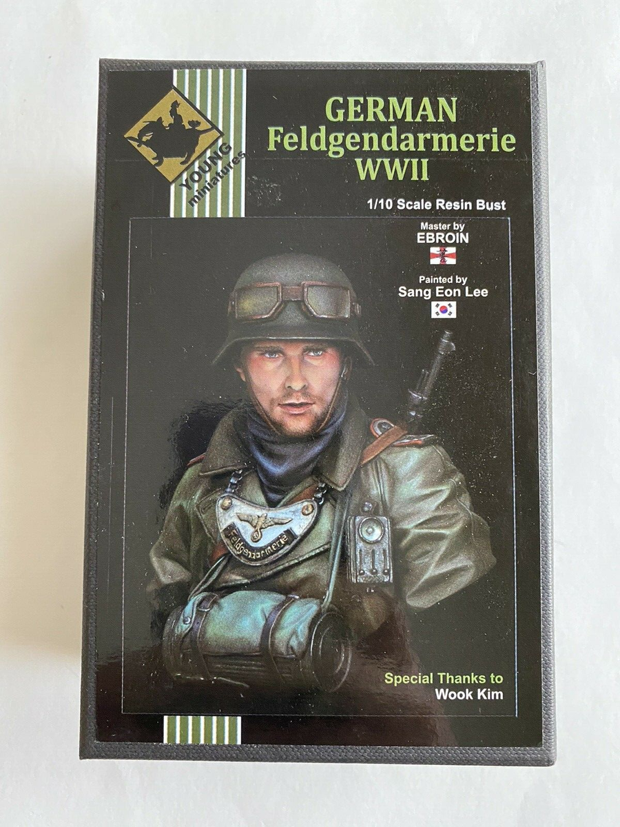 WWII ドイツ Feldgendarmarie フィギュア Young Miniatures German Feldgendarmerie WWII 1/10 Resin Bust