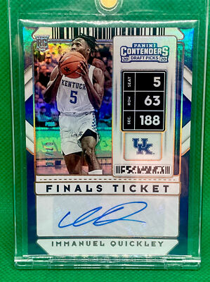 Immanuel Quickly #7/10 2020-21 Contenders Draft Picks Conference Finals ...