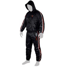 FOX-FIGHT Ff Saunaanzug Tuta Sauna Suit Scomparti Saunasuit Fitness Dimagrire