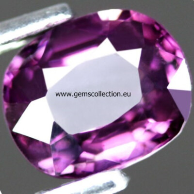 AAA - NATURAL SPINEL - SPINELLO NATURA CT 1.21 PURPLE PINK COLOR OVAL CUT