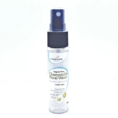 L’ESSENTIELLE Organic English Roman Chamomile Floral Water Hydrosol 30ml Spray Bottle