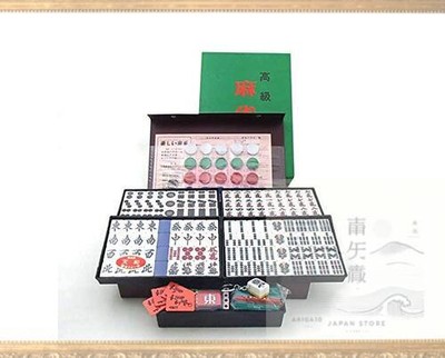 R tiles that are hard to break handmade Japanese mahjong tiles Tenhou blue with