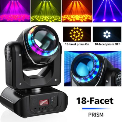 200W 18 Prisma Moving head 10 Gobo DMX DJ Strahler Bühnenlicht Fernbedienung