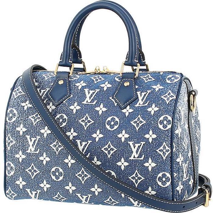 M59609 Louis Vuitton Monogram Denim Speedy Bandoulière 25 Handbag