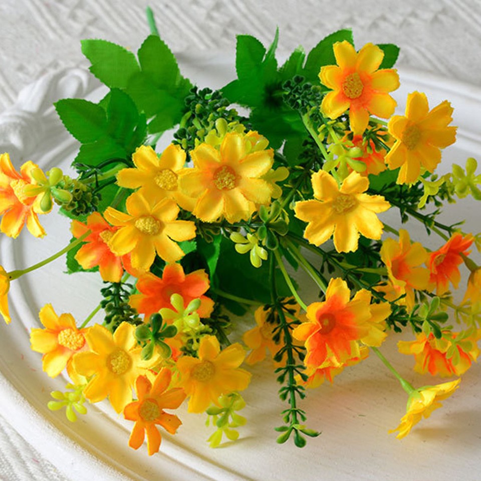 Home Decoration Artificial Flower Wiltingfree Realistic Uv Resistant