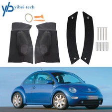 For 1998-2010 Volkswagen Beetle Interior Door Handle Panel＆Insert Cards Leather