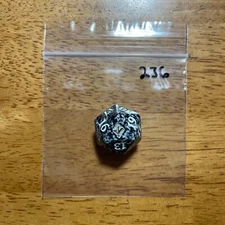 🎲 MTG d20 Spindown 20-sided Life Counter die dice Battle for Zendikar Black BFZ