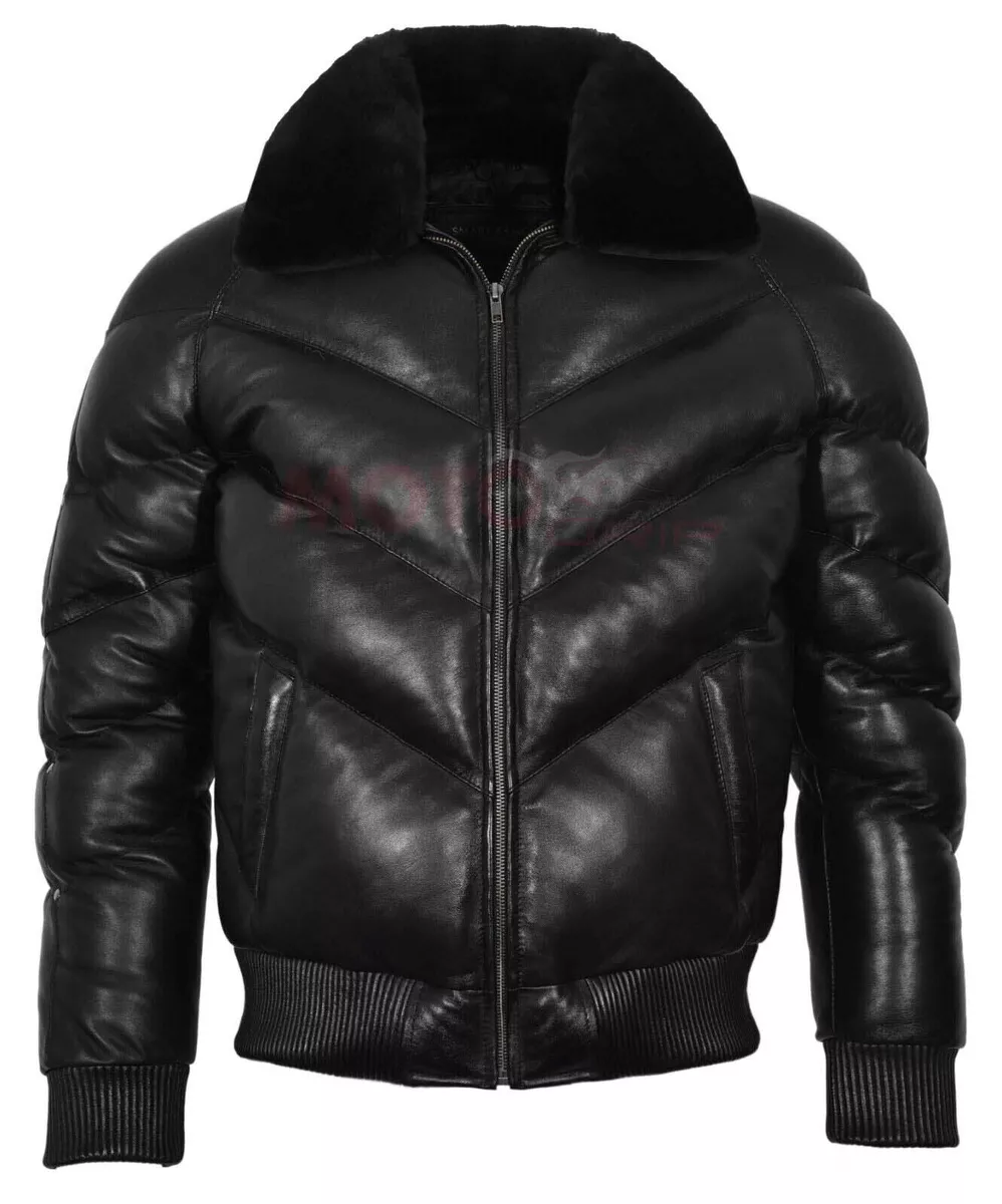 Warm bomber shop jacket