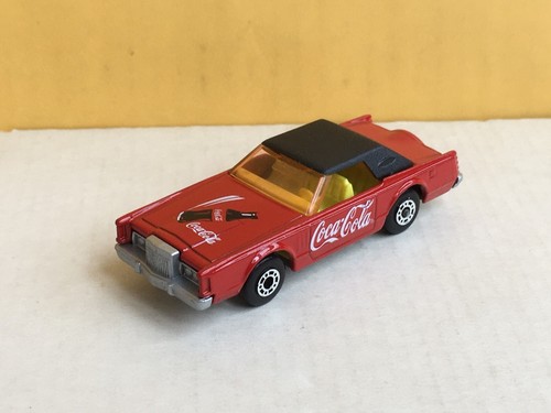 Matchbox Superfast Lincoln Continental red COCA COLA made in Bulgaria 1979 - Picture 1 of 10