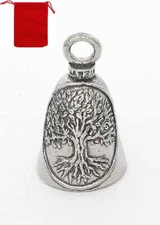 GUARDIAN BELL - TREE OF LIFE W RED BAG motorcycle fits harley gremlin ride new