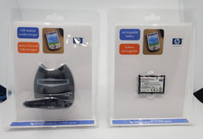 HP iPAQ Pocket PC h 1900 Series USB Desktop Cradle/Charger AND Battery - SEALED 