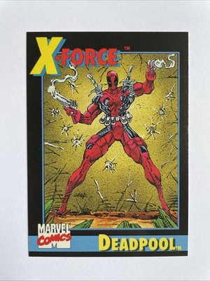 1991 Impel Marvel Comics X-Force Deadpool Promo Rookie Card RC #3
