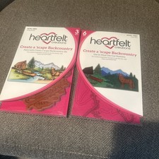 Heartfelt Creations Backcountry Create A Scape Stamp Die Set Cabin