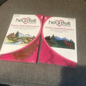 Heartfelt Creations Backcountry Create A Scape Stamp Die Set  Cabin