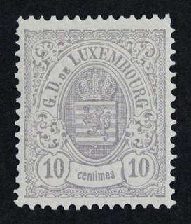 CKStamps: Luxembourg Stamps Collection Scott#43 Mint H OG Signed