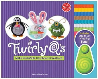 Klutz Twirly Q's: Make Cute Creatures from Cardboard Coils Craft Kit - GOOD