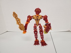 Lego 8727 Bionicle  Toa Inika Toa Jaller  Figure with 4 Zamor Ball SWORD WORKS