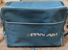 Vintage PAN AM Carry On Bag Original Blue Pan Am Travel bag/Luggage Made In USA