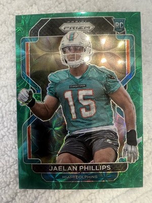 2021 Panini Prizm Jaelan Phillips Green Scope #377 #/75