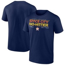 Men's Ronel Blanco Navy Houston Astros  Space City No-Hitter T-Shirt