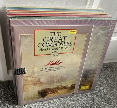 The Great Composers And Their Music Vinyl Records x15 Inc Booklets Issues 19-33 