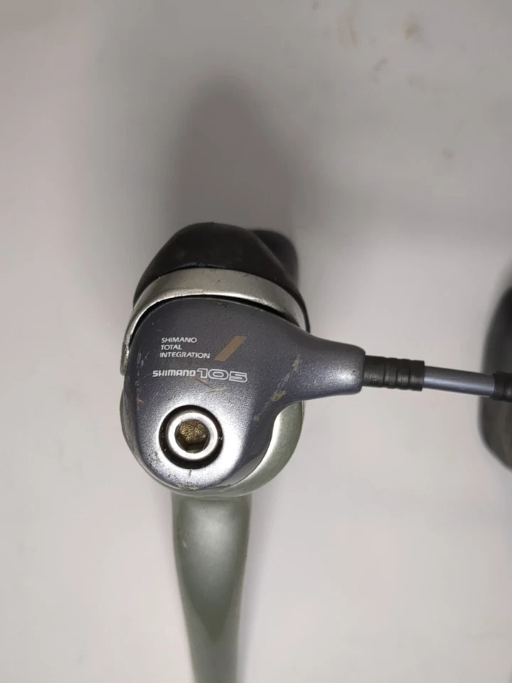 Rebuilt Shimano 105 ST-5500 STI Shift Levers 3x8 Speed Brifters - Image 2 of 4