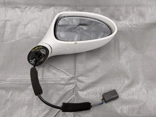 99-05 MAZDA MX-5 MIATA OEM DOOR MIRROR WHITE RH PASSENGER 01NBA3A 1999-2005